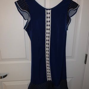 Navy blue boutique dress
